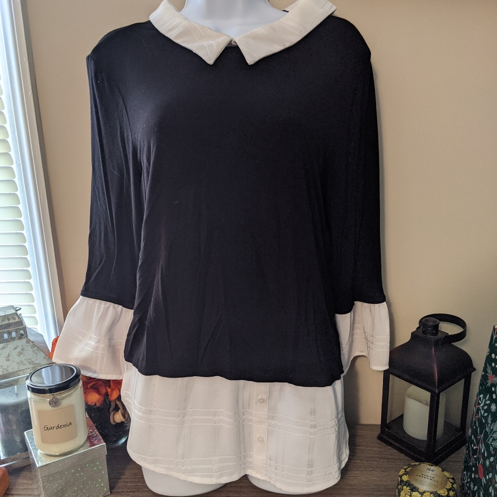 Black and white top